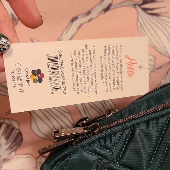 Kipling Teal Quilted Women's Bag - Picture 3 of 8